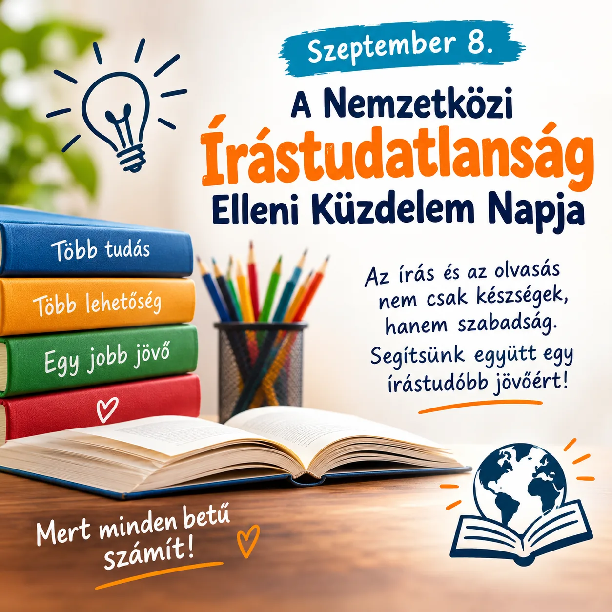 A Nemzetközi Írástudatlanság Elleni Küzdelem Napja