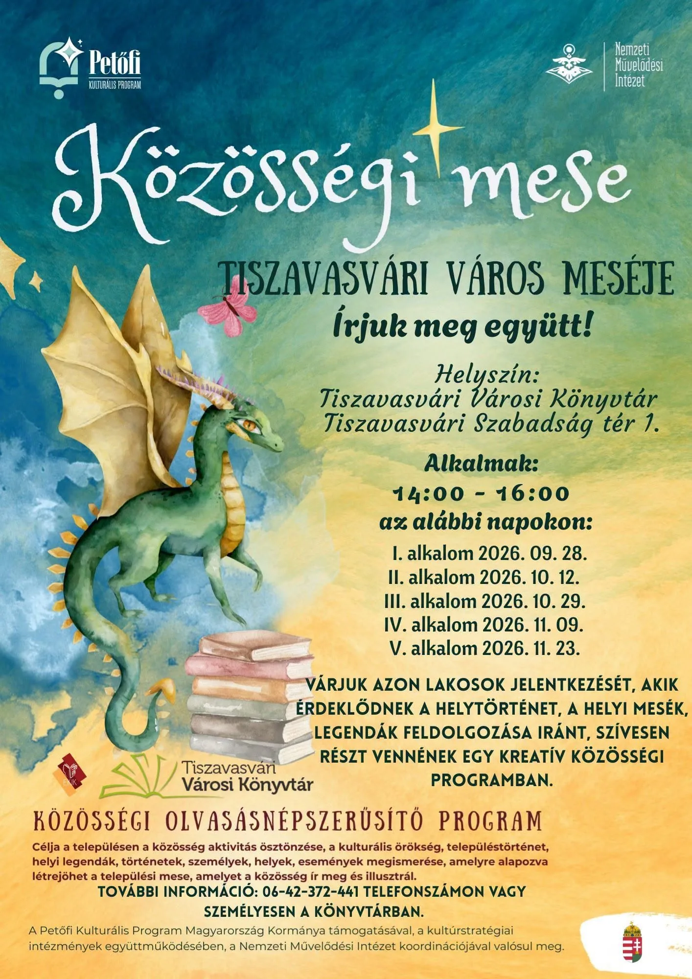 Közösségi mese: Írjuk meg együtt Tiszavasvári város meséjét!