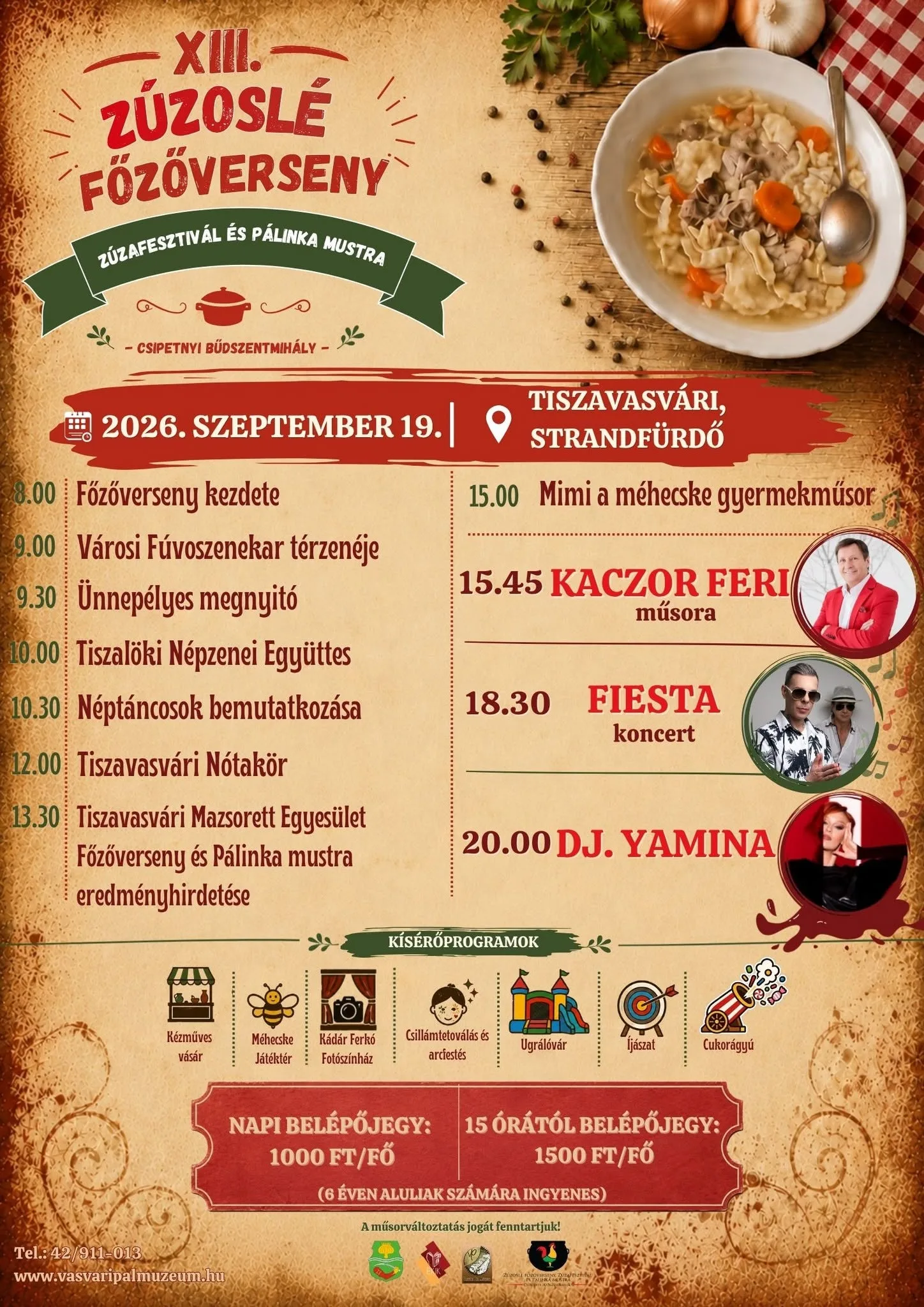 XIII. Zúzoslé Főzőverseny