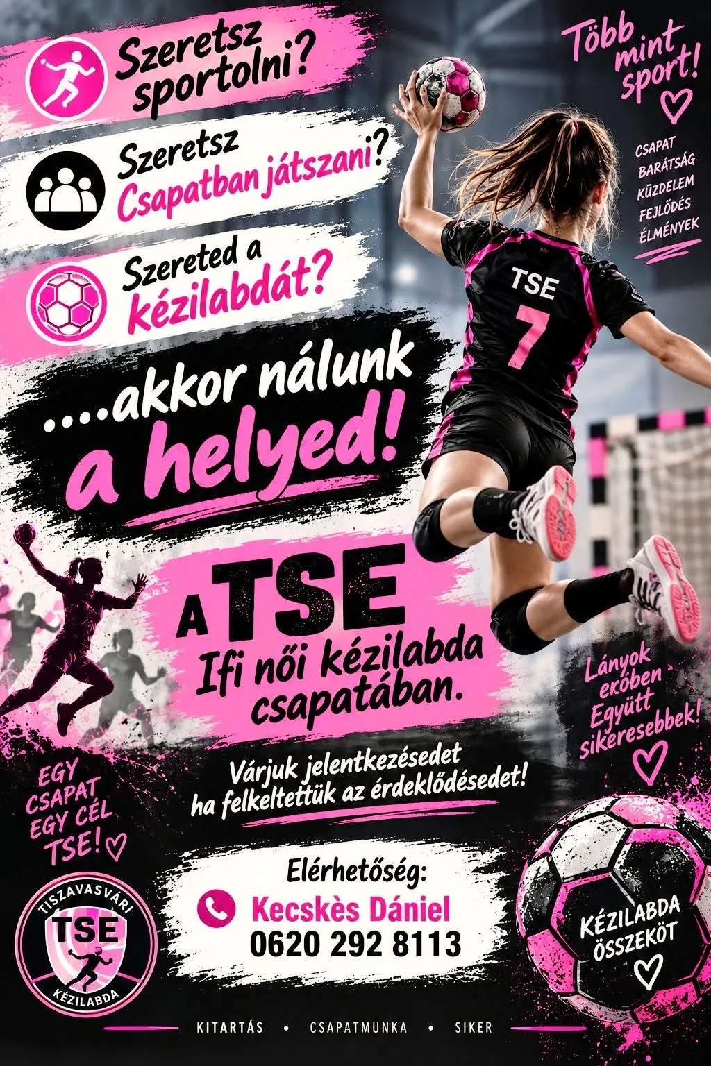Jelentkezz a TSE Ifi női kézilabda csapatába