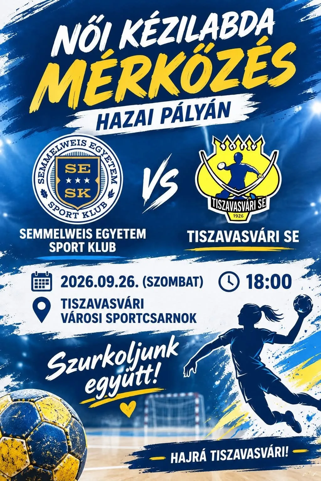 Hazai pályán csap össze a Tiszavasvári SE női kézilabda-csapata!