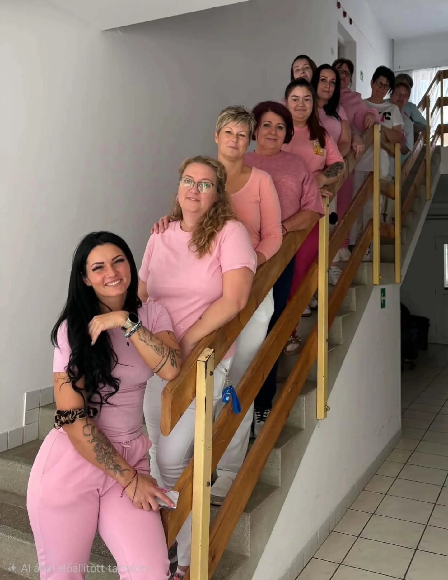 Rózsaszínbe öltözött a Kornisné Központ a mellrák elleni küzdelem napján