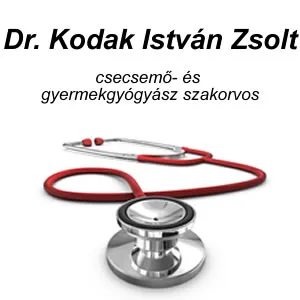 Dr. Kodak István Zsolt csecsemő- és gyermekgyógyász szakorvos