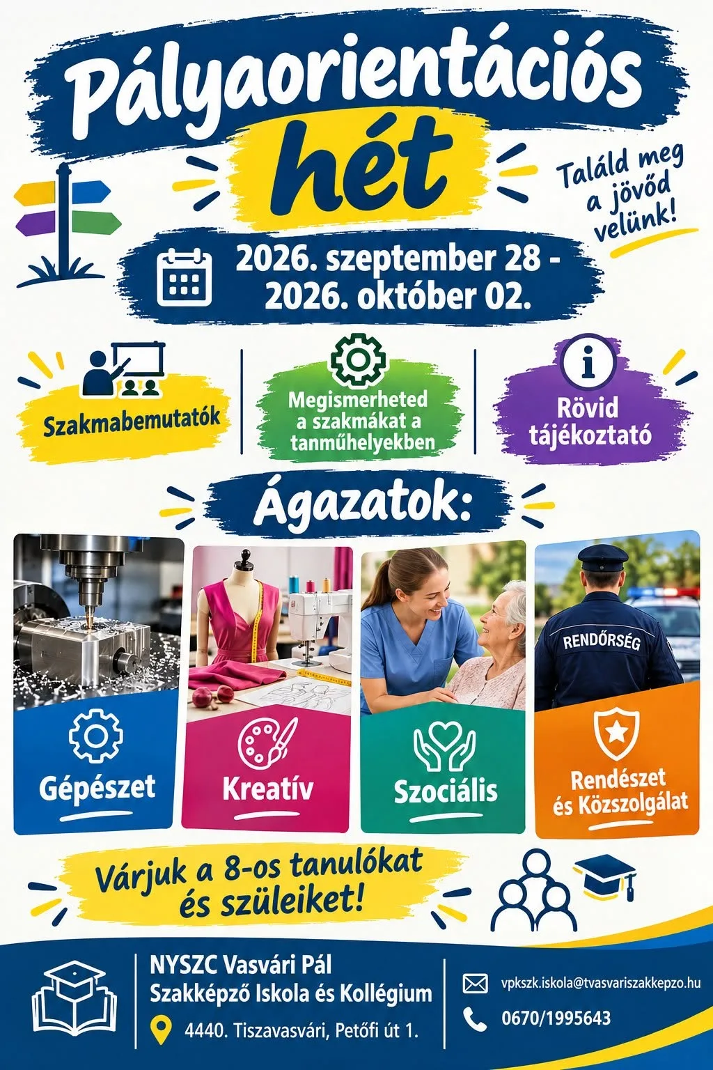Pályaválasztási hét: Találd meg a jövőd a Vasváriban!