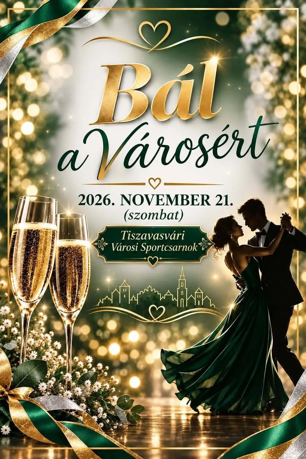 Bál a Városért: Ünnepeljük együtt Tiszavasvári 40. évfordulóját!